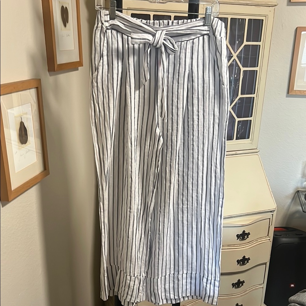 Striped Wide Leg Pants